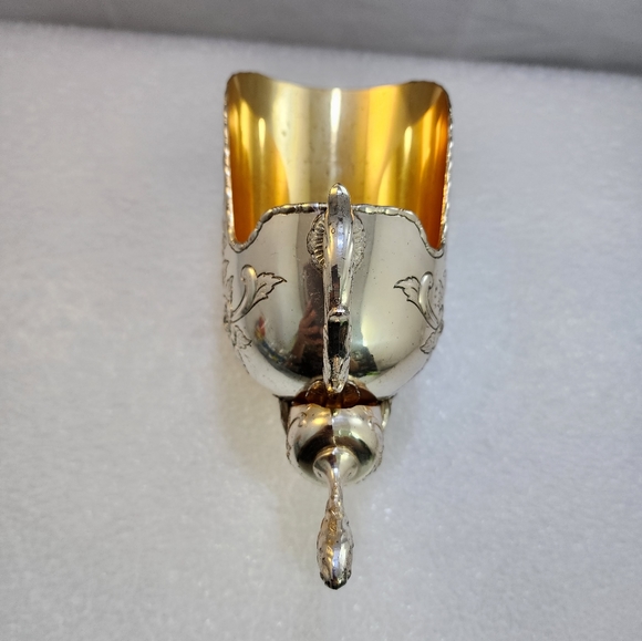 Vtg Raimond Victorian Pedestal Silver Plated Sugar Scuttle with Scoop - Picture 8 of 15